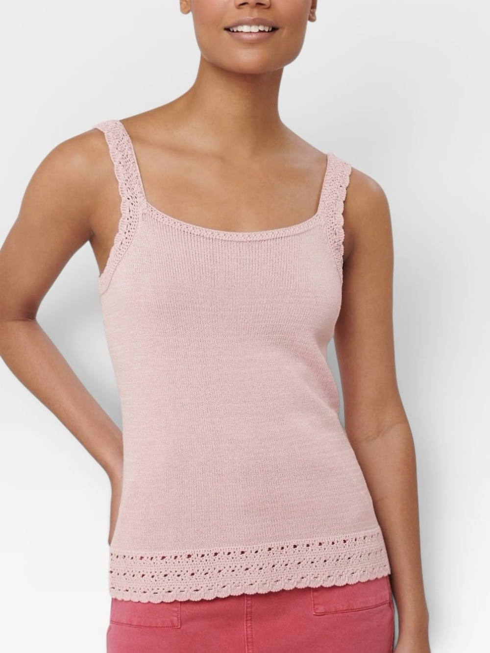 LOFT Crochet Sweater Tank